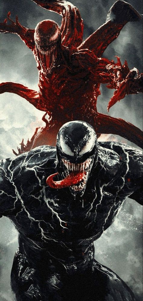 Venom Let There Be Carnage Wallpaper, Venom And Carnage Wallpaper, Cool Venom Wallpaper, Venom Carnage Wallpaper, Venom X Carnage, Venom Iphone Wallpaper, Venom Art Wallpaper, Venom Wallpaper Iphone, Carnage Wallpaper