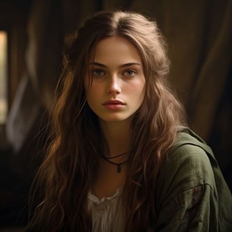 Brown Hair Female, Female Book Characters, Medieval Girl, Fantasy Brown, Royalty Aesthetic, Brown Hair Brown Eyes, Girl With Brown Hair, Female Character Inspiration, Brunette Woman