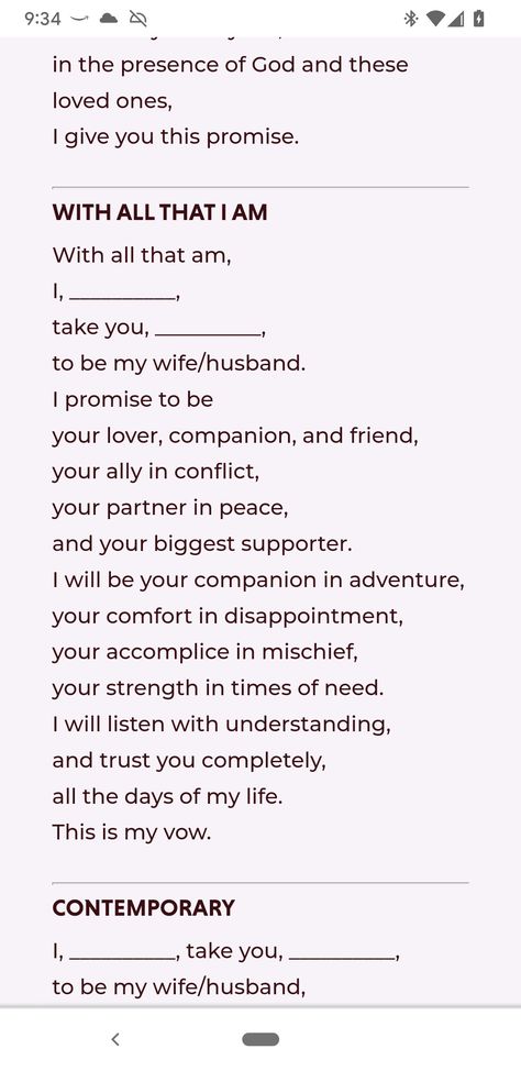 Short Ceremony Script, Statement Of Intent Wedding, Declaration Of Intent Wedding Wording, Simple Wedding Vows, Bookish Wedding, Unique Wedding Vows, Sept Wedding, Wedding Vows Quotes, Ceremony Readings