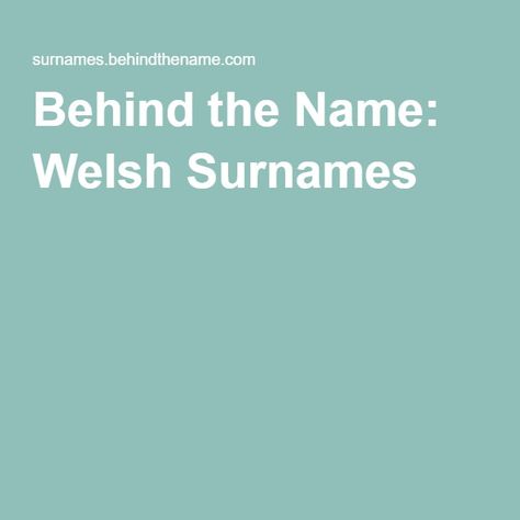 Ancient Roman Names, Welsh Surnames, Turkish Names, African Name, Egyptian Names, Welsh Names, List Of Names, German Names, Ancient Names