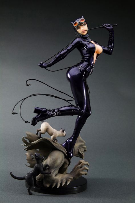 Modeling 101, Dc Catwoman, Catwoman Comic, Dc Figures, Catwoman Cosplay, Art Figures, Character Statue, Batman Toys, Batman And Catwoman