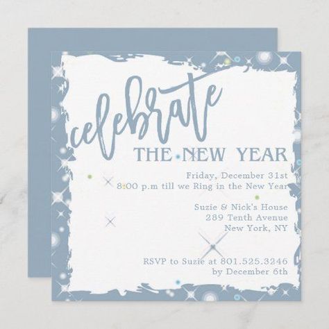 Blue Grunge Celebrate - New Year Party Invitation #newyear #newyearpartyinvitation #partyinvitation #newyearpartyblue #grunge #newyearseve #newyearparty #modernnewyearparty #blue Blue Grunge Background, New Year Party Invitation, Fancy Font, Blue Grunge, New Year's Party, Grunge Background, Fancy Fonts, New Year Party, New Year’s Eve