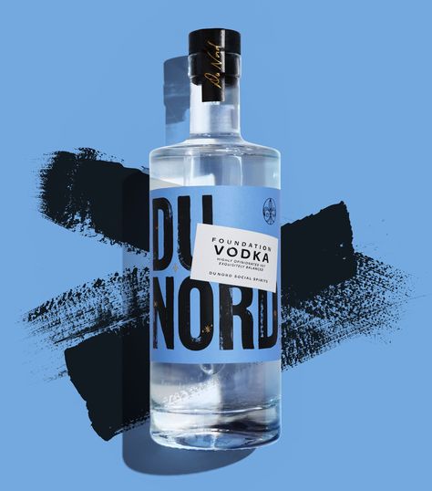 Spirit Packaging Design, Non Alcoholic Drinks Packaging, Whisky Packaging Design, Alcohol Graphic Design, Vodka Packaging Design, Vodka Branding, Liquor Branding, Modern Label Design, Spirits Label Design