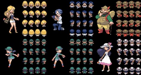 Pokemon Pixel Sprites, Pixel Sprites Character, Pixel Art Sprite, Pixel Sprites, Game Sprite, Pokemon Rpg, Video Game Sprites, Pokemon Sprites, Pixel Art Pokemon