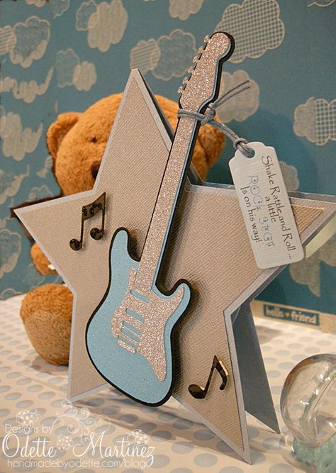 Musical Cards, Music Themed Parties, Rock Star Party, Masculine Birthday Cards, Bday Cards, Boy Cards, Music Birthday, Birthday Cards For Men, Music Themed