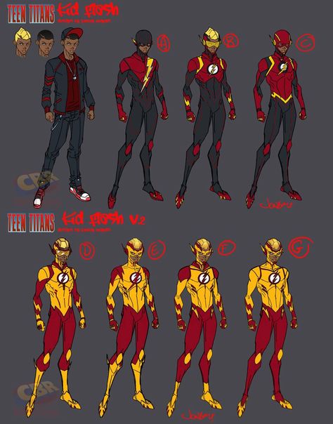 The Flash Concept Art, Superhero Costume Design Concept Art, Speedster Suit Designs, Flash Concept Art, Flash Redesign, Speedster Superhero, Dc Superheroes Art, Flash Running, Superhero Costumes