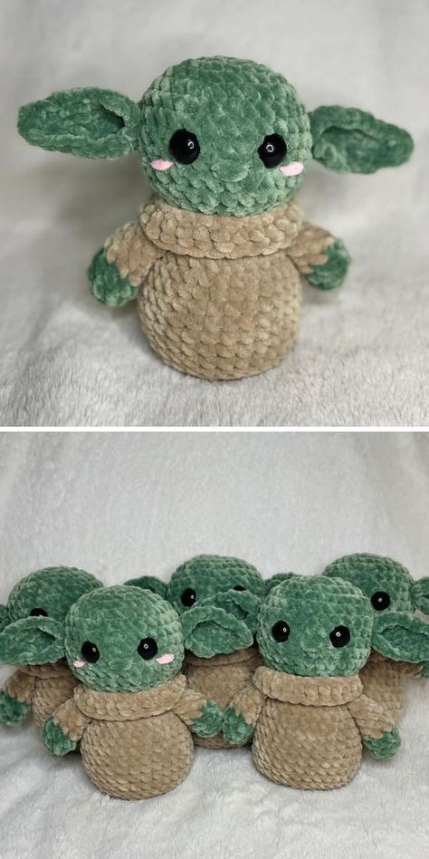 Toys Quotes, Star Wars Crochet, Easy Crochet Animals, Quick Crochet Patterns, Crochet Animals Free Patterns, Crochet Business, Crochet Design Pattern, Beginner Crochet Projects, Crochet Amigurumi Free Patterns