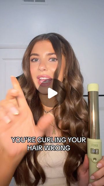 Haircare & Selfcare on Instagram: "how to curl your hair the RIGHT way ✨ #hairtutorial #hairtok #curlingiron" Curling Hair With Wand Tips, Front Hair Curling, Curl Hair Quickly, Different Types Of Hair Curls, How To Curl Your Hair Properly, How To Curl My Own Hair, How To Curl Your Hair With A Big Barrel, Curl Wand Tutorial, Types Of Hair Curls Hairstyles