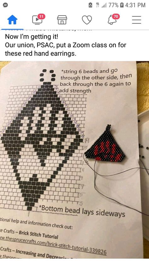 Beading Pattern Template, Beaded Earrings Tutorials Videos, Beaded Mmiw Earrings, Beaded Patterns Native, Indigenous Beadwork Patterns, Mmiw Beadwork Pattern, Native American Beaded Earrings Pattern Brick Stitch, Native American Seed Bead Earrings, Mmiw Beaded Earrings