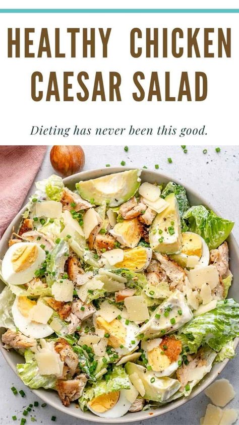 Recipes Potluck, Salads Lunch, 5 Day Diet, Amazing Salads, Everything Chicken, Salad Diet, Meat Salad, Recipes On A Budget, Chicken Caesar Salad