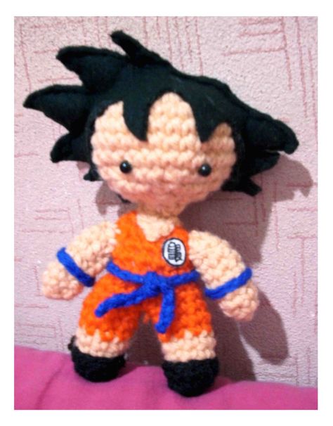 Chibi Goku amigurumi I did today as a gift (his hair sucks, but well... xD) Plushie made by me Goku (c) Akira Toriyama / Dragon Ball Dragon Ball Chibi, Dragons Wallpaper, Chibi Goku, Amigurumi Dragon, Crochet Dragon, Dragon Ball Image, Anime Crafts, Dragon Ball Goku, Imagine Dragons