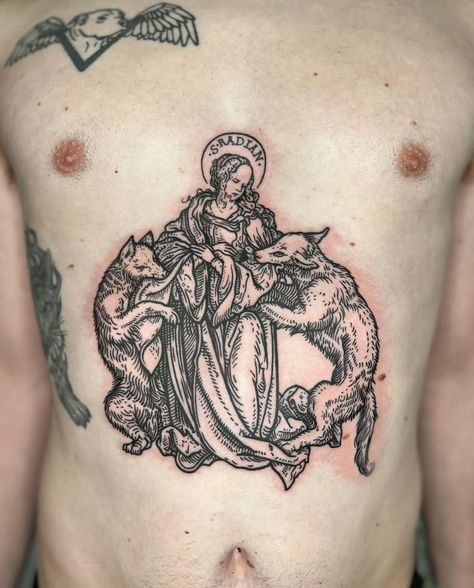 Alba Gu Brath Tattoo, Russian Traditional Tattoo, Medieval Back Tattoo, Crosshatching Tattoo, Historical Tattoos Ideas, Woodcut Tattoo Flash, Hereditary Tattoo, Medevil Tattoo Designs, Midevil Tattoo Design