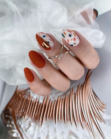 Her Nails, Round Nails, Nail Swag, Nails Desing, Hot Nails, Autumn Nails, Unique Nails, Chic Nails, Nail Polishes