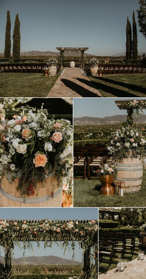 Winery Themed Wedding, Wine Estate Wedding, Simple Winery Wedding, Vineyard Fall Wedding, Winery Wedding Dress Ideas, Wedding Dresses Winery Brides, Tuscan Winery Wedding, Vineyard Inspired Wedding, Vineyard Style Wedding