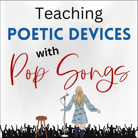 Poetry Teaching Ideas, Poetry For Elementary Students, Teaching Alliteration, Poetry Activities Middle, Poetic Devices With Examples, Poetry Unit Middle School, Sound Devices In Poetry, Poetry Middle School, Poetic Devices