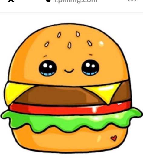 Draw So Cute Food, Kawai Drawing, Cute Drawing Images, Easy Drawing Step By Step, Food Kawaii, Easy Art For Kids, Easy Drawing Steps, Drawing Step By Step