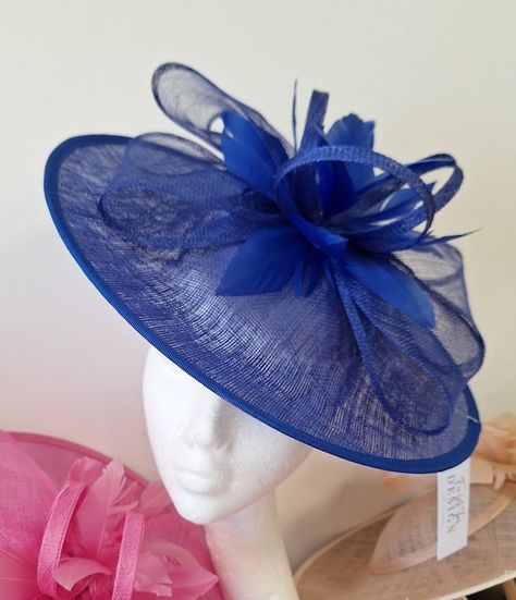 Something a bit more traditional, this time in Royal Blue . . . . #motherofthebridehat #motherofthegroomhat #fascinators #hatlove #ballymoney #millinernorthcoastni Mother Of The Groom Hats, Mother Of The Bride Hats, Millinery Hats, Fascinator, Royal Blue, Hats, On Instagram, Blue, Quick Saves