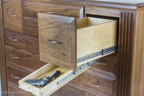 Hidden Compartment Dresser Secret Compartment Furniture, Concealment Furniture, Secret Hiding Places, Hidden Compartments, Secret Storage, Hidden Rooms, Hiding Spots, Secret Compartment, Hidden Door