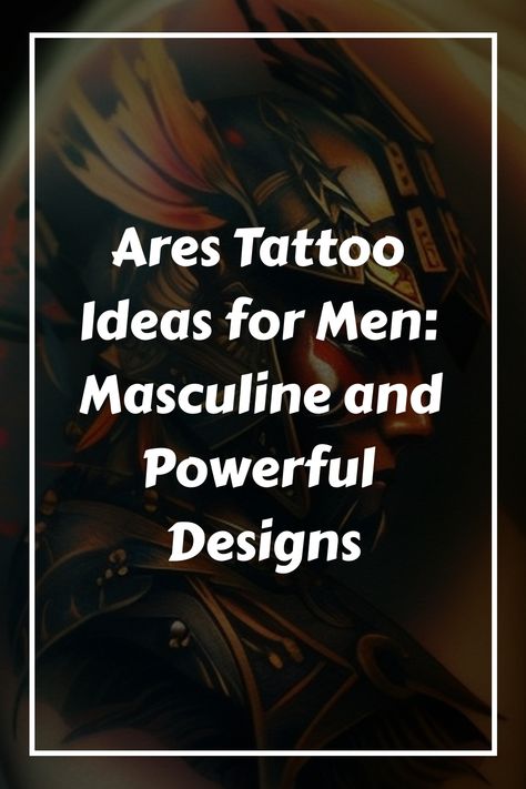 Embody the strength of the Greek god with our Ares Tattoo Ideas. Each design captures Ares' fierce warrior spirit, symbolizing courage, power, and determination. Ideal for those who admire Greek mythology and seek a tattoo that represents a bold and fearless persona. Ares Tattoo For Men, Greek Gods Tattoo Design, Ares Greek God, Ares Tattoo, Greek God Tattoo, Tattoo Website, Men Masculine, Greek Mythology Tattoos, God Tattoos