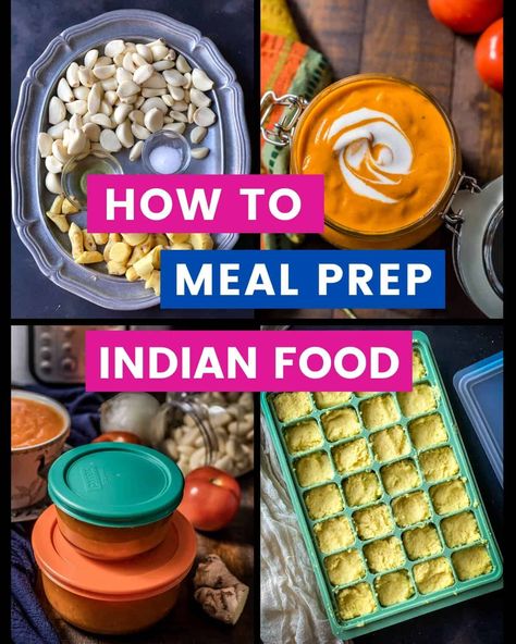 Food Prep Ideas For Beginners, Indian Breakfast Meal Prep, Meal Planning Indian Food, Healthy Indian Meal Prep, Indian Meal Prep Ideas, Desi Meal Prep, Indian Meal Prep For The Week, Meal Prep Indian Food, Indian Food Meal Prep