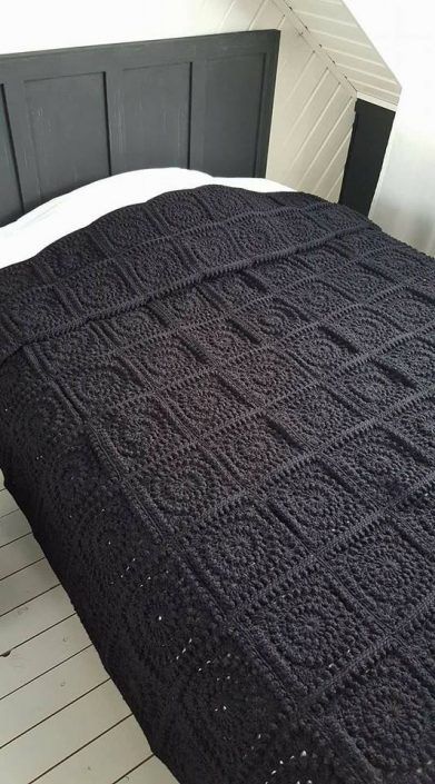 Plaid Haken, Granny Square Häkelanleitung, Beau Crochet, Crochet Bedspread, Crochet Quilt, Crochet Circles, Haken Baby, Crochet Simple, Granny Square Blanket