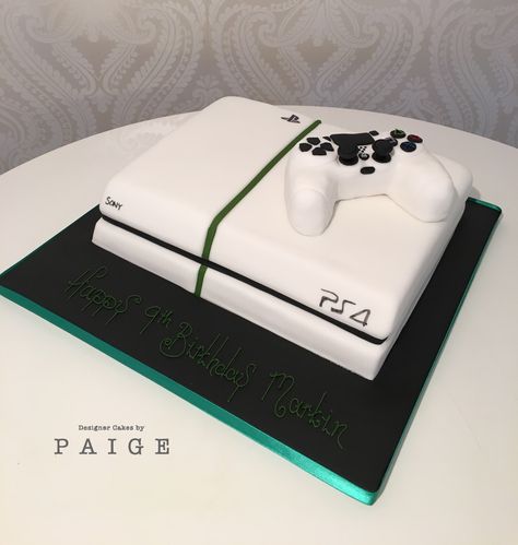 Cake For Gamers, Playstation Birthday, Ps4 Cake, Nintendo Cake, Playstation Cake, 26 Birthday Cake, Xbox Cake, Video Game Cakes