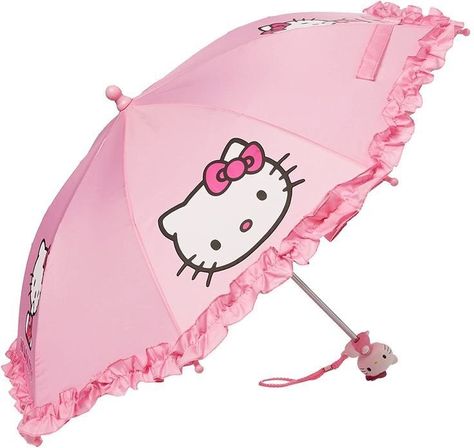 Kawaii Umbrella, Pink Toys, Hello Kitty Bedroom, Hello Kitty Merchandise, Hello Kitty House, Hello Kitty Rooms, Charmmy Kitty, Hello Kitty Aesthetic, Hello Kitty Characters