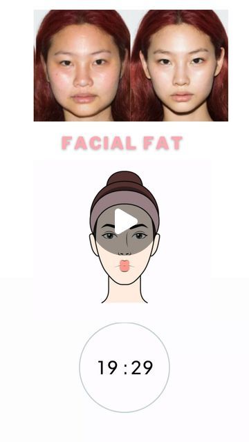 Workout For Face Fat Loss, Remove Face Fat Fast, Workout For Face, How To Get Rid Of Cheek Fat Fast, Face Training, Beautiful Comments On Instagram, Face Fat Loss Exercise, Face Massages, Face Fat Workout