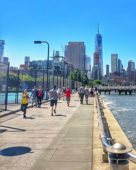 Travel • Photography • Fitness on Instagram: “West Side Highway Running Path ... It was mostly walking for me 😉 Great views of the Hudson River and New Jersey.” West Side Highway, Running Path, Nyc Life, Hudson River, Trade Center, Dating Apps, West Side, World Trade Center, Make New Friends