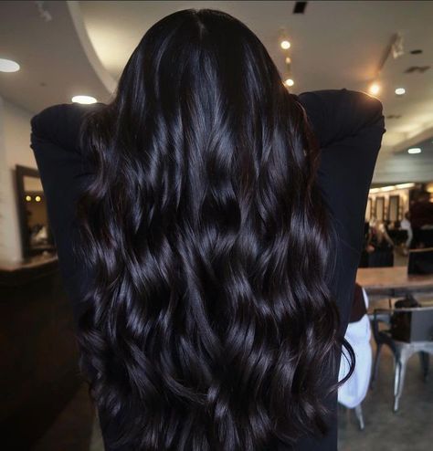 Dark Brown Hair With Cool Undertones, Warm Toned Black Hair, Dark Brown Hair On Tan Skin, Dark Brown Vs Black Hair, Dark Rich Brown Hair Color, Cool Espresso Brown Hair, Dark Brown Hair Almost Black, Black Hair Lowlights, Dark Espresso Hair Color