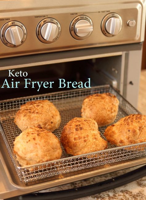 Air Fryer Bread - Maria Mind Body Health Keto Adapted Maria Emmerich Recipes, Almond Flour Air Fryer Recipes, Keto Adapted Maria Emmerich, Psyllium Bread, Keto Maria, Air Fryer Bread, Protein Sparing Modified Fast, Maria Mind Body Health, Maria Emmerich