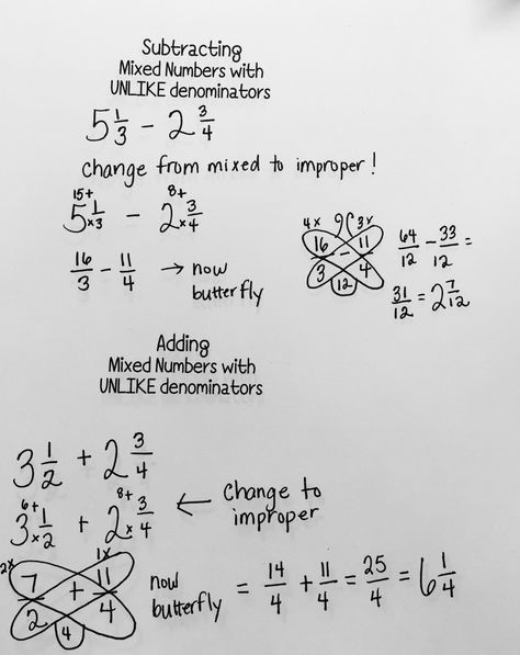 Subtracting Mixed Fractions, Math Vocabulary Activities, Studying Goals, Fractions Anchor Chart, Mixed Fractions, Interactive Math Journals, Multiplication Tricks, Learning Websites For Kids, Australian Money