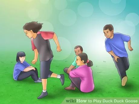 Image titled Play Duck Duck Goose Step 4 Duck Duck Goose Game, Duck Duck Goose, Duck Duck, Games For Kids, Over The Years, To Play, Disney Characters, Fictional Characters