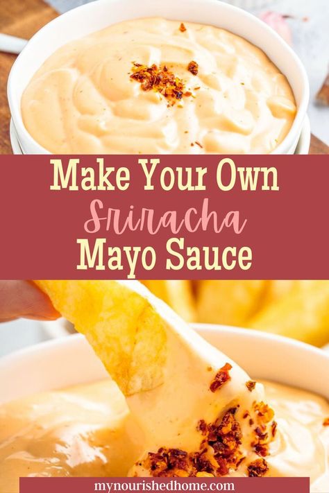 Learn how to make your own sriracha mayo sauce with this quick and easy recipe. This sriracha mayo is tangy, spicy-sweet, and creamy condiment that is easy to make and easy to customize. It’s perfect for sandwiches, tacos, and more. You can use sriracha mayonnaise as a spread, dip, or drizzle. Sriracha Mayo Recipe, Sriracha Mayo Sauce, Sriracha Recipes, Quick Sandwiches, Mayo Recipe, Mayo Sauce, Sriracha Mayo, Healthy Recipes For Diabetics, Dinner Sandwiches