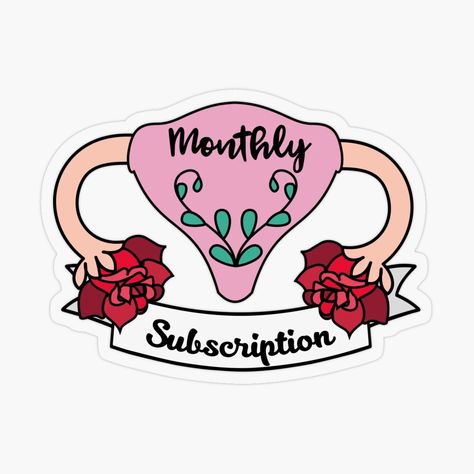 Fun sassy Woman Body Sticker. #Woman #Body #Period #Menstruation #femaleEmpowerement, #FunSticker #Girl #VintageRose #MonthlySubscription #Female #FemaleSticker #WomanSticker #FeminismSticker #Feminism Menstruation Illustration, Menstrual Products Illustration, Feminist Stickers Printable, Period Party, Meme Menstruation, Feminism Stickers, Feminist Bumper Stickers, Pads Tampons, Red Bubble Stickers