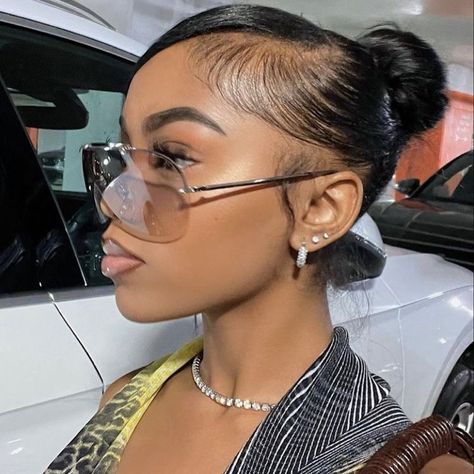 Mikaria Janae, Curly Hair Styles Easy, Girls Braids, Hair Laid, Sleek Ponytail, Ponytail Styles, Baddie Hairstyles, Hair Pictures, Black Girls Hairstyles