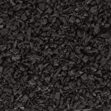 Black Rubber Mulch Landscaping, Rubber Mulch Landscaping, Black Rubber Mulch, Faux Plants Decor, Playground Surface, Rubber Mulch, Mulch Landscaping, Safe Playground, Wood Mulch