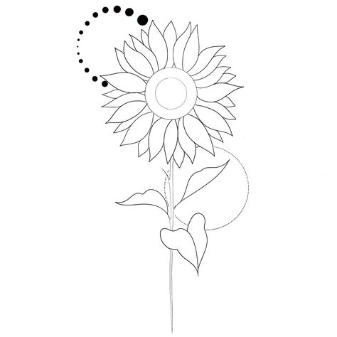 Sunflower Tattoos, Line Art Tattoos, Tattoo Feminina, Art Tattoos, Sunflower Seed, Matching Tattoos, Fine Line, Love Tattoos, Lotus Flower Tattoo