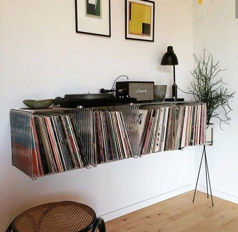 Furniture Apartment, Dj Booth, Small Apartment Decorating, Record Storage, Aarhus, Custom Gifts, Custom Products, Small Apartments, Scandinavia