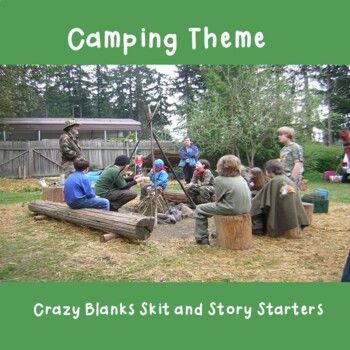 Outdoor Camping Crafts for Kids | Creative Ways to Enjoy Nature What For Dinner, Camping Crafts For Kids, Colorful Collage, Mad Libs, Lost In The Woods, Story Starters, Camping Theme, Classroom Fun, Different Words