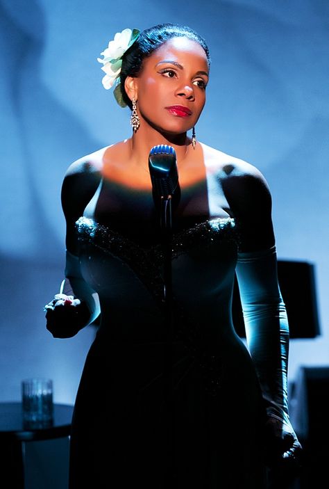 Audra McDonald as Billie Holiday in Lady Day at Emerson's Bar & Grill Audra Mcdonald, Sunday In The Park With George, New York Theater, Dear World, Blithe Spirit, Henry Iv, Broadway Plays, Iconic Beauty, Live Theater