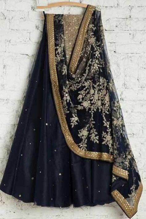 Blue Indian Dress, Lehenga Design, Wedding Couture, Anita Dongre, Blue Lehenga, Persian Blue, Desi Clothes, Patiala Salwar, Ghagra Choli