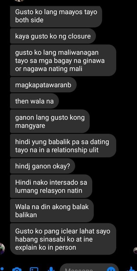 Message For Boyfriend Breakup Tagalog, 100 Ways To Say I Love You Tiktok, Sorry Message For Boyfriend Tagalog, Convo Text Aesthetic Template, Long Sweet Message Tagalog, Cold Boyfriend, Sweet Messages For Boyfriend, Do Good Quotes, Apologizing Quotes