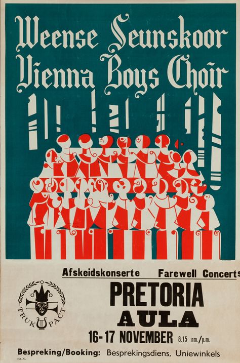 Choir Concert, Concert Poster Design, Graphic Shapes Design, Concert Flyer, Concert Poster, Pretoria, Concert Posters, Music Tv, Vintage Travel