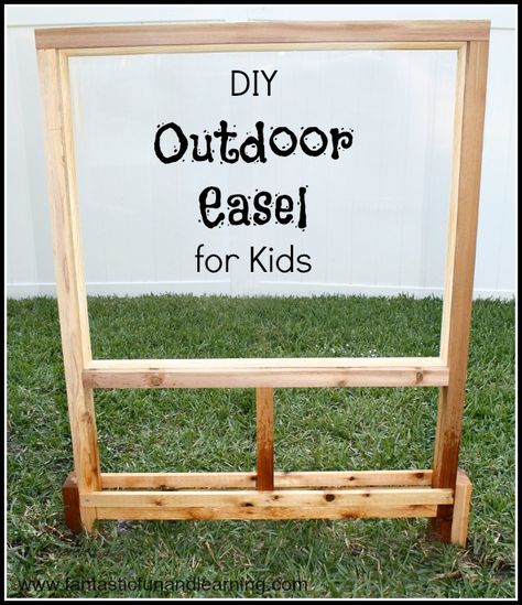 Outdoor Easel, Preschool Playground, Outdoor Play Space, Outdoor Learning Spaces, Outdoor Play Spaces, Kids Outdoor Play, Outdoor Play Area, Natural Playground, Outdoor Classroom