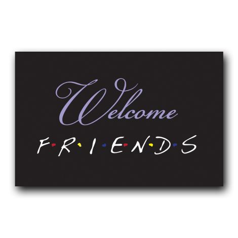 Welcome Friends Sign, Friends Theme Wedding, Welcome Decoration Ideas, Themed Wedding Reception, Friends Graduation, Friend Graduation, Reception Sign, Friends Bridal, Wedding Reception Signs