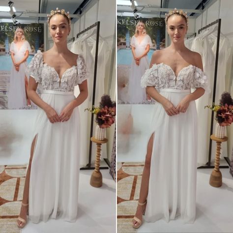 Two styles in one in our beautiful relaxed 'Naylor' by Kelsey Rose 🌹 . Our size 12, ivory sample is now reduced to just £399! . Now on our Sale Page @ www.dressthebride.co.uk . Book an online appointment and see more sample sale dresses too. . . #bridalsamplesale #bridalsale #kelseyrosesale #kelseyrosebridal #engaged #gettingwed #gettingmarried #2025bride #affordableweddings #affordablebridal #simplebridal #weddingsabroad #sayyestothdress Kelsey Rose, Wedding Abroad, Sample Sale, Getting Married, Dresses For Sale, Size 12, Dresses