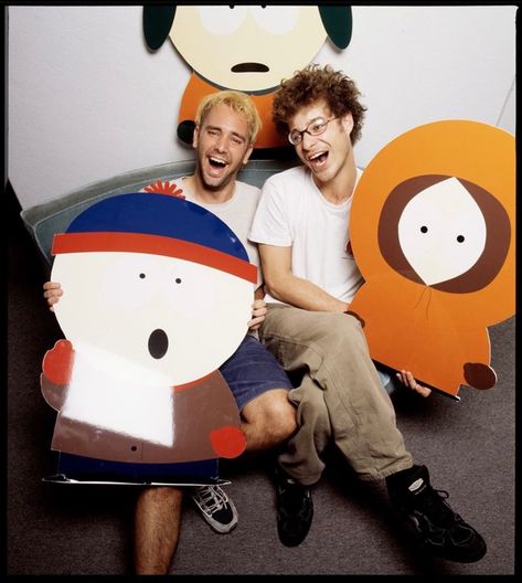 Matt Stone Trey Parker, Matt Stone And Trey Parker, South Park Creators, Trey Parker Matt Stone, Trey Parker, Style South Park, Matt Stone, Goin Down, The Strokes