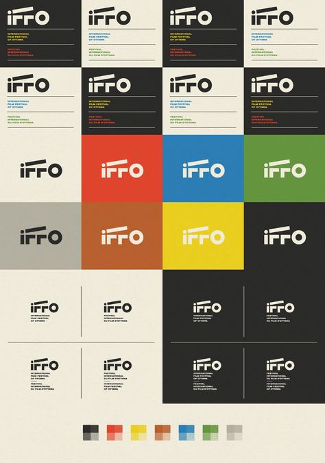 IFFO: International Film Festival of Ottawa on Behance Film Company Logo, Festival Cinema, Film Festival Poster, Typographic Logo Design, Film Logo, Festival Logo, Logo And Identity, Retro Film, Film Design