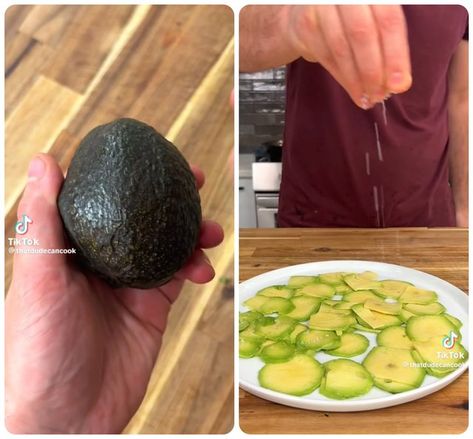 Ripe Avocado Trick, Avocado Carpaccio, Avocado Hacks, Unripe Avocado, Avocado Toast Egg, Cold Salad, Ripe Avocado, Celebrity Chefs, Full Meal Recipes